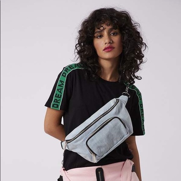 Skinnydip London Handbags - Light wash denim fanny pack